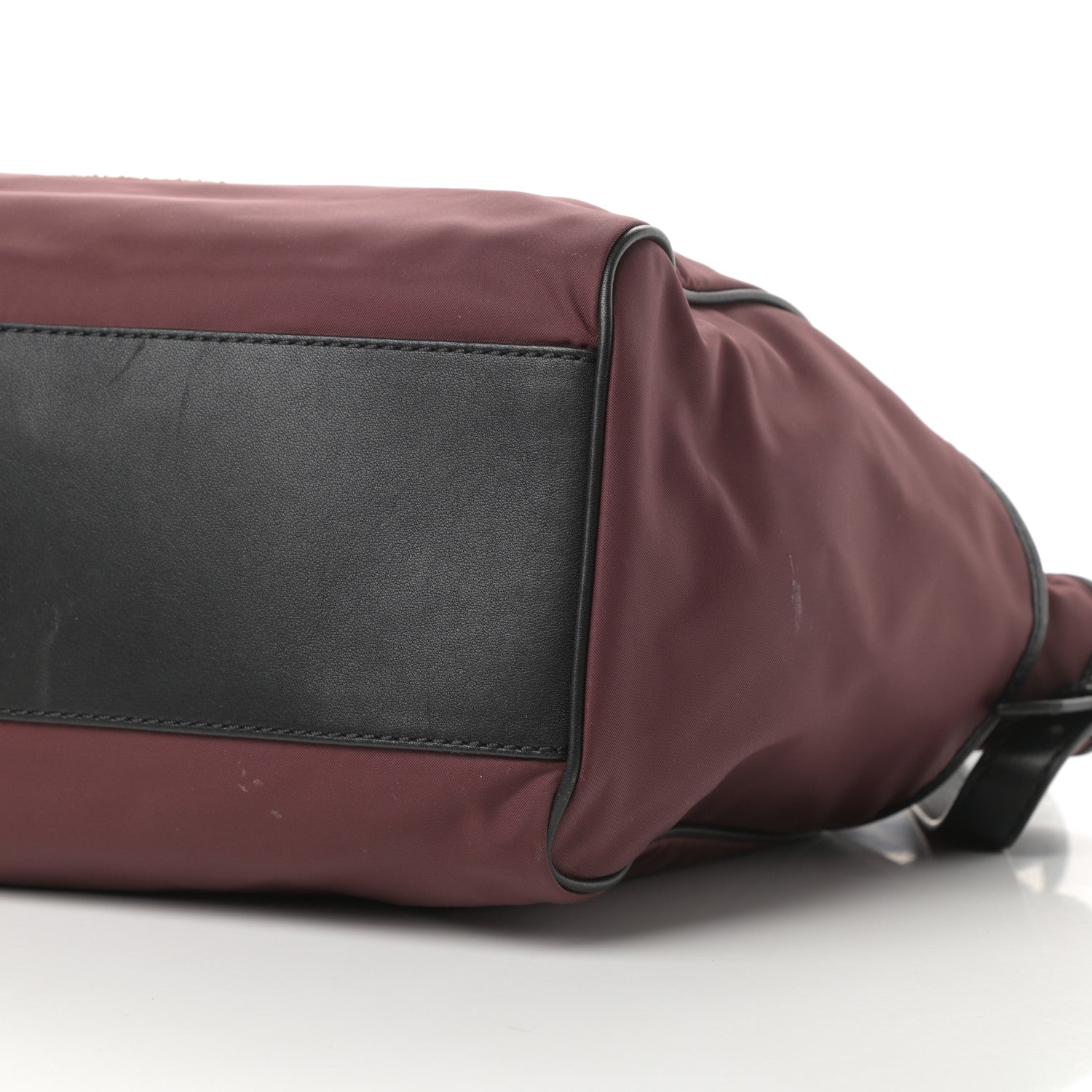 Burberry Nylon Diaper Bag Burgundy 12 of 15