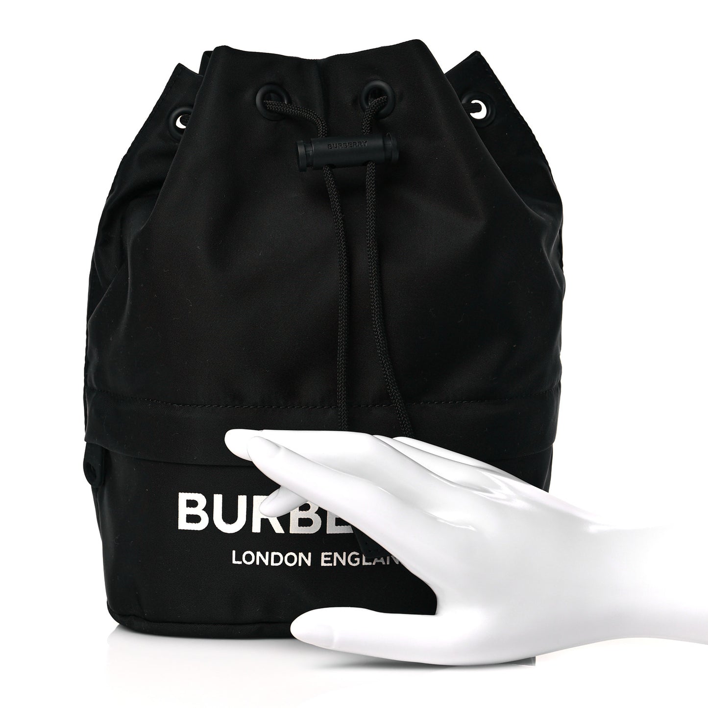 Econyl Phoebe Drawcord Pouch Black