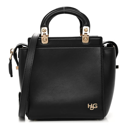 Givenchy Calfskin Mini HDG Top Handle Crossbody Bag Black 1 of 10