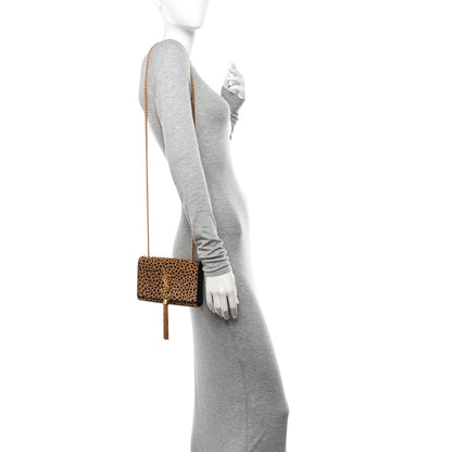 Saint Laurent Pony Hair Calfskin Small Classic Monogram Kate Tassel Satchel 2 of 14
