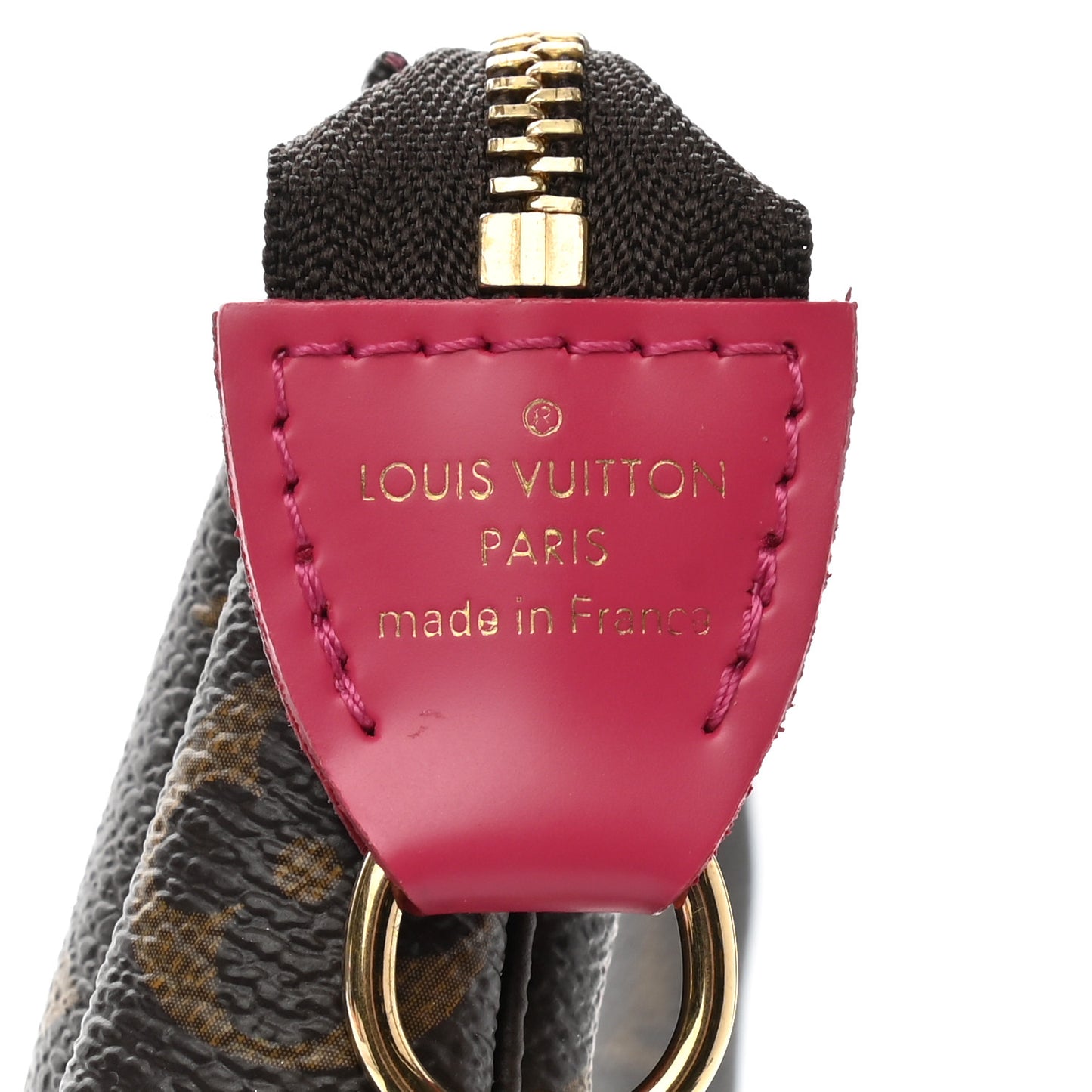 Monogram 2020 Christmas Animation Roller Coaster Mini Pochette Accessories Pivoine