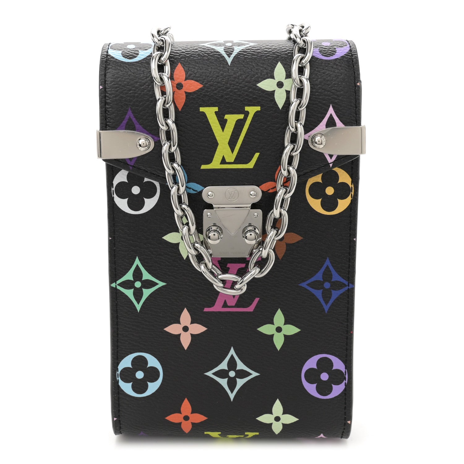 Louis Vuitton LV X TM Monogram Multicolor Phone Pouch Metis Black 1 of 9