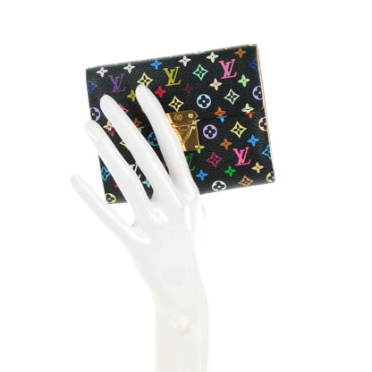 Louis Vuitton Monogram Multicolor Koala Wallet Black 2 of 7