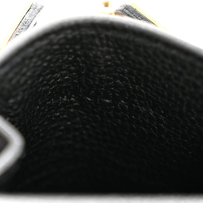 Hermes Tadelakt Mini Kelly Twilly Bag Charm Black 5 of 6