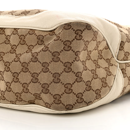 Gucci Monogram Medium Charlotte Hobo Off White 10 of 15