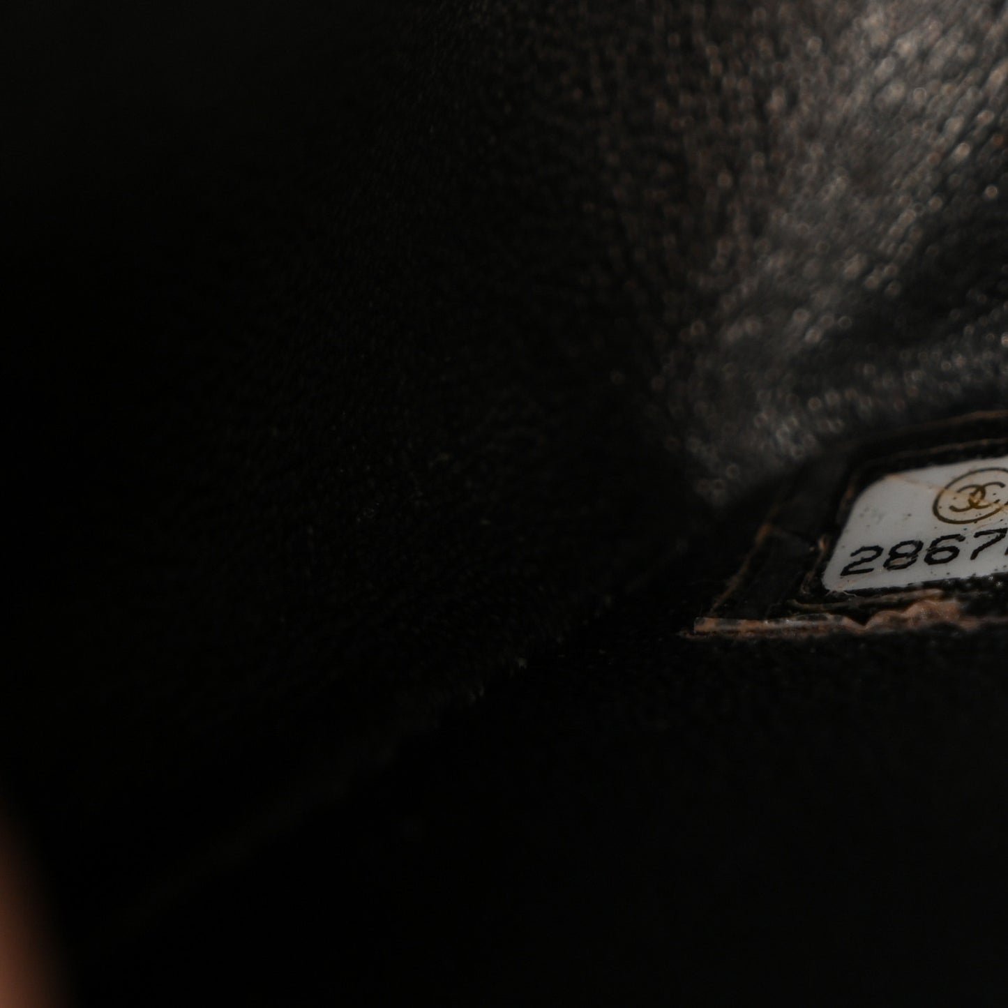 Goatskin Quilted 2.55 Reissue Mini Flap  Dark Silver