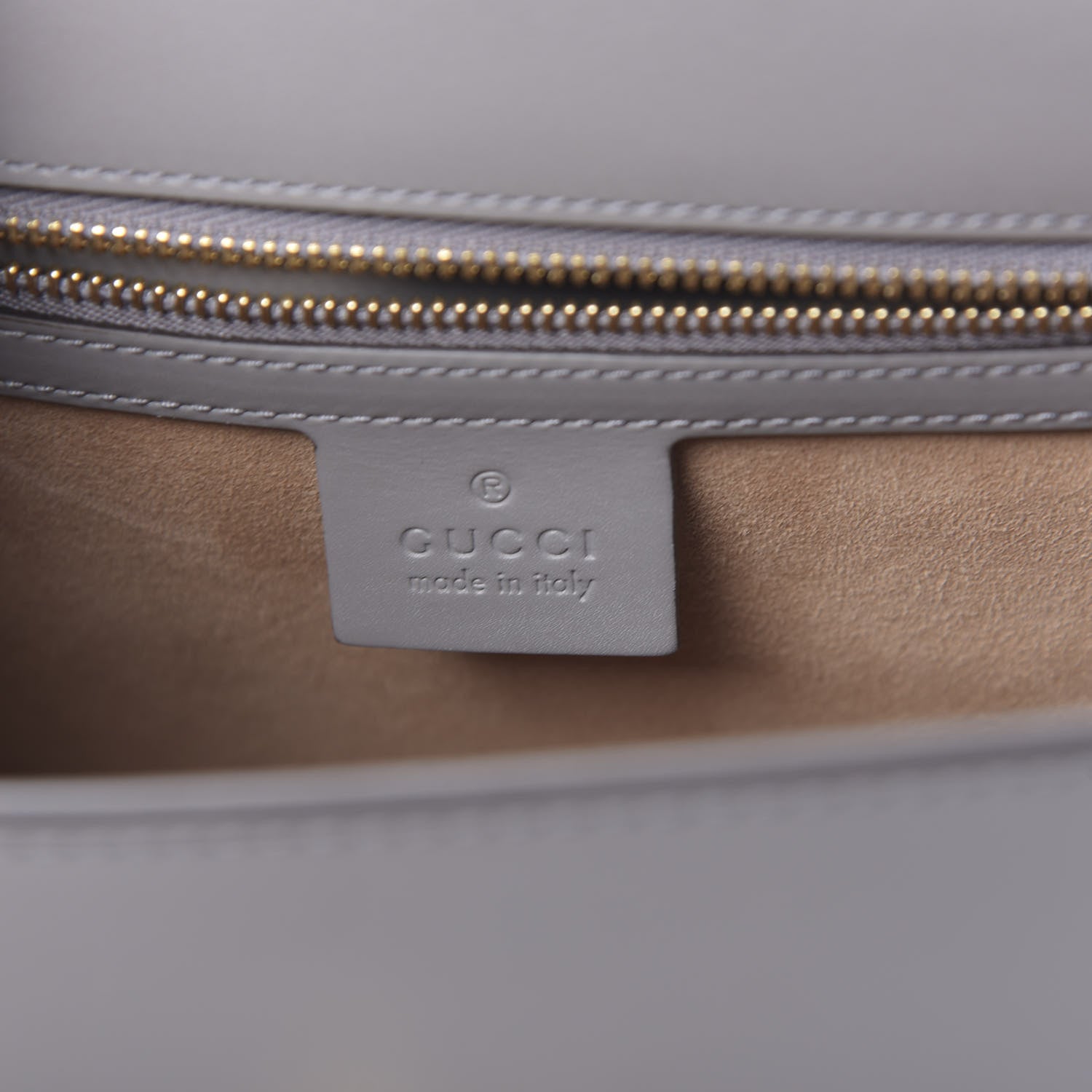 Gucci Calfskin Small Sylvie Shoulder Bag Deep Grey 6 of 10