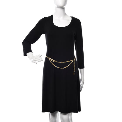 Chanel Pearl Chain Satin Coco Belt Gold 2 of 5