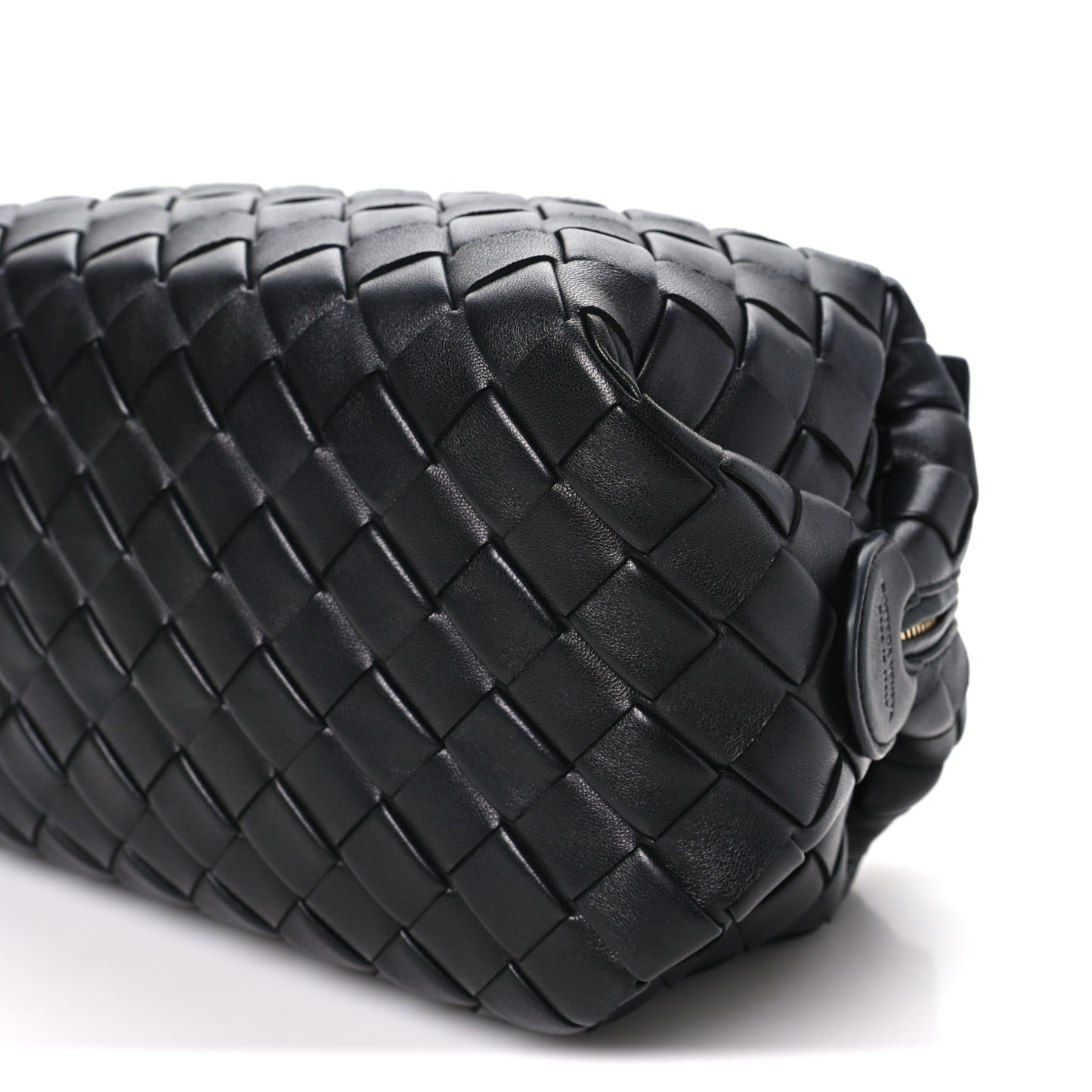 Nappa Intrecciato Gioco Top Handle Bag Black