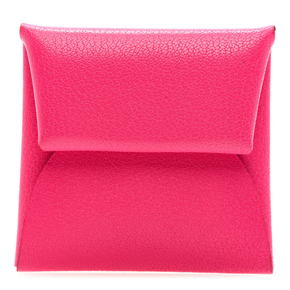 Hermes Chevre Chamkila Bastia Coin Purse Rose Pop 1 of 7