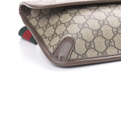 Gucci GG Supreme Monogram Neo Vintage Web Belt Bag Brown 8 of 10