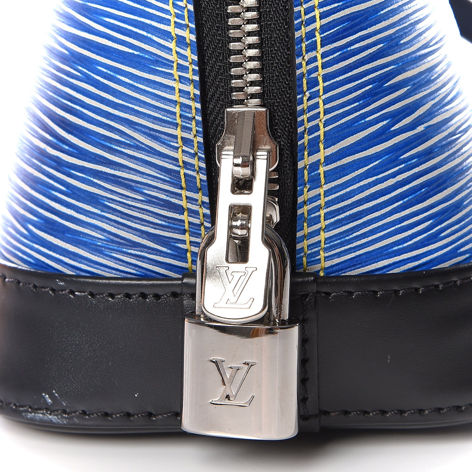 Louis Vuitton Epi Alma BB Denim Light 8 of 12
