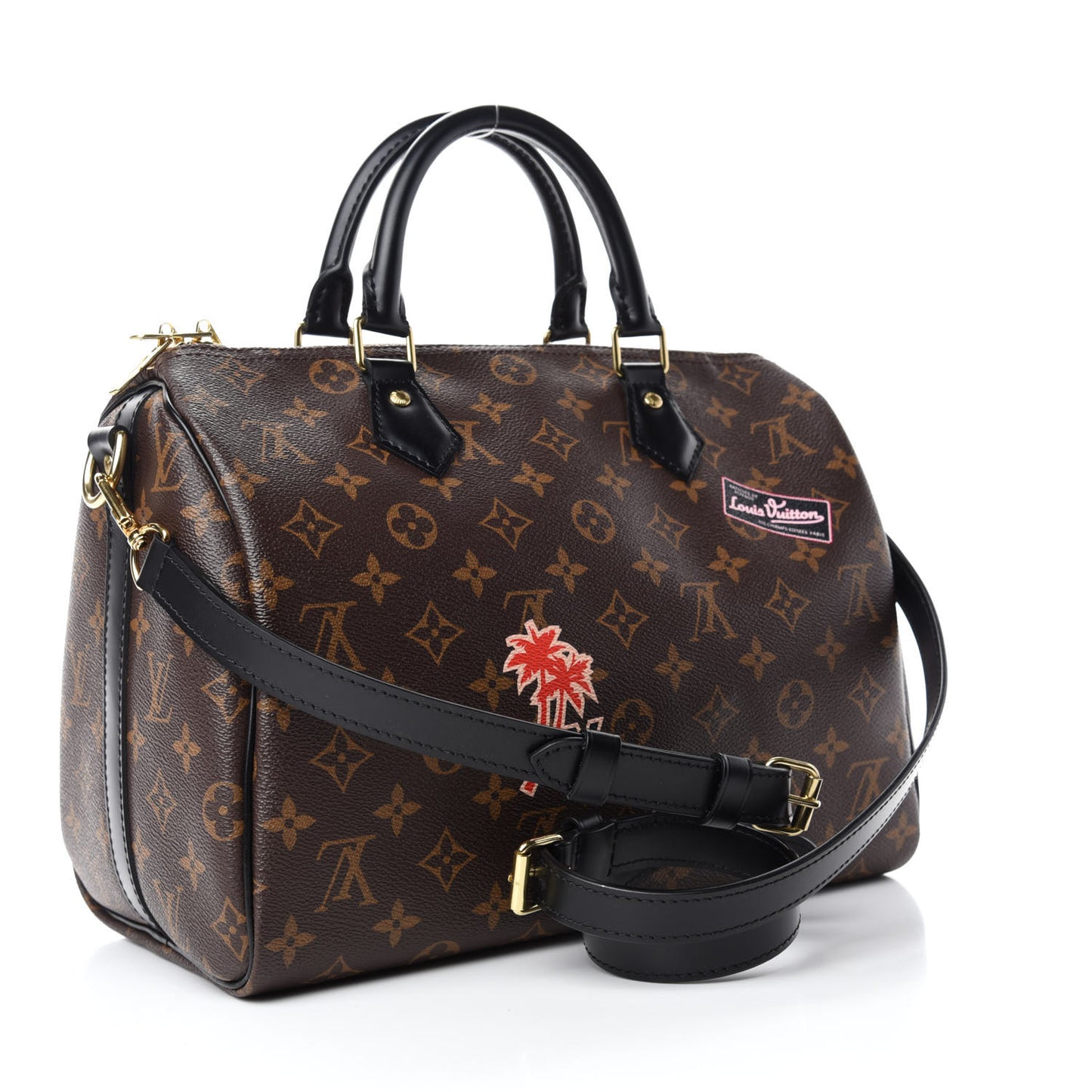 Monogram My World Tour Speedy Bandouliere 30 Black