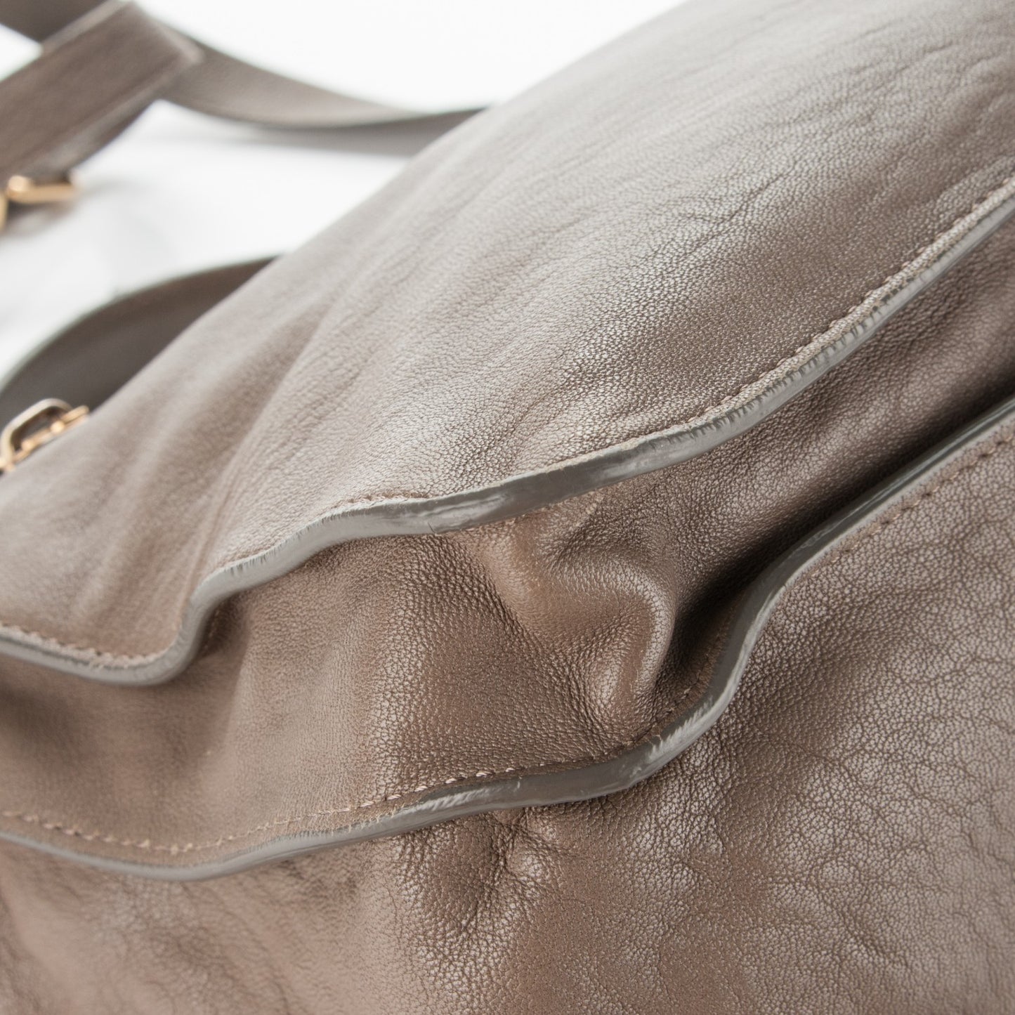 Lambskin Medium PS1 Satchel Smoke