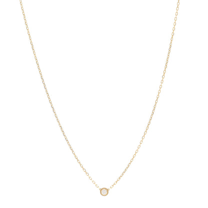 Cartier 18K Yellow Gold Diamond SM D'Amour Pendant Necklace 1 of 4