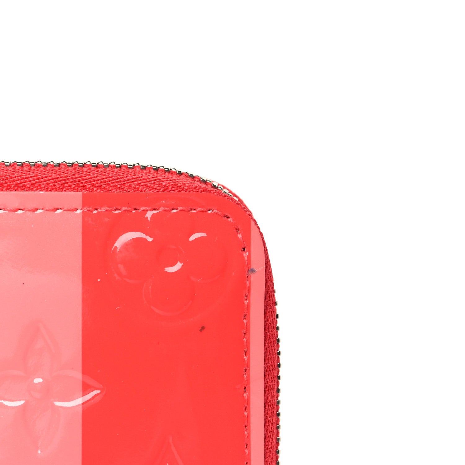Louis Vuitton LOUIS VUITTON Vernis Rayures Zippy Coin Purse Poppy 7 of 7