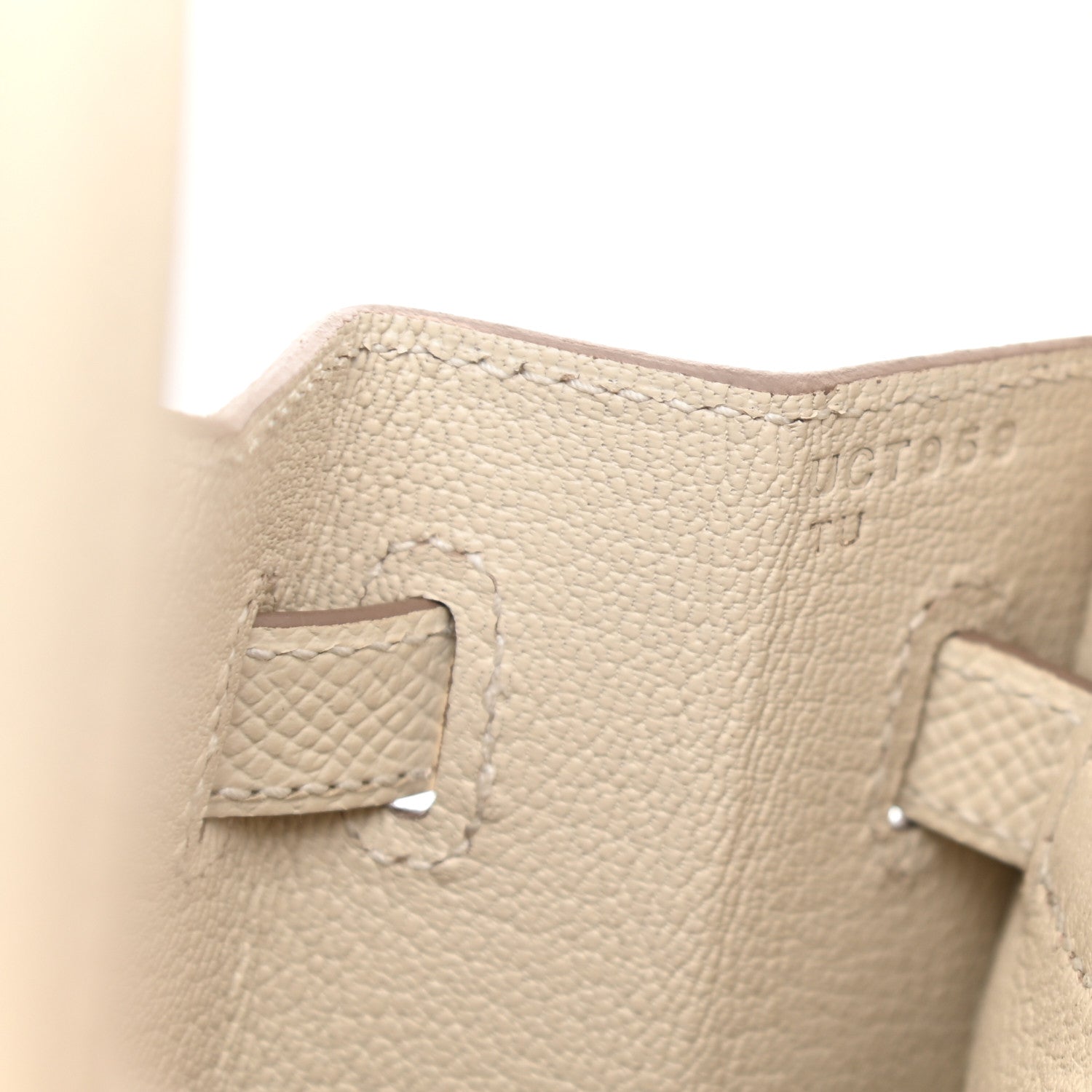 Hermes Epsom Birkin Sellier 25 Craie 7 of 11