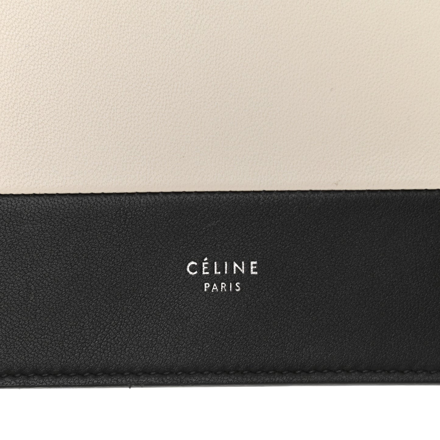 Smooth Lambskin Frame Evening Chain Clutch Black White