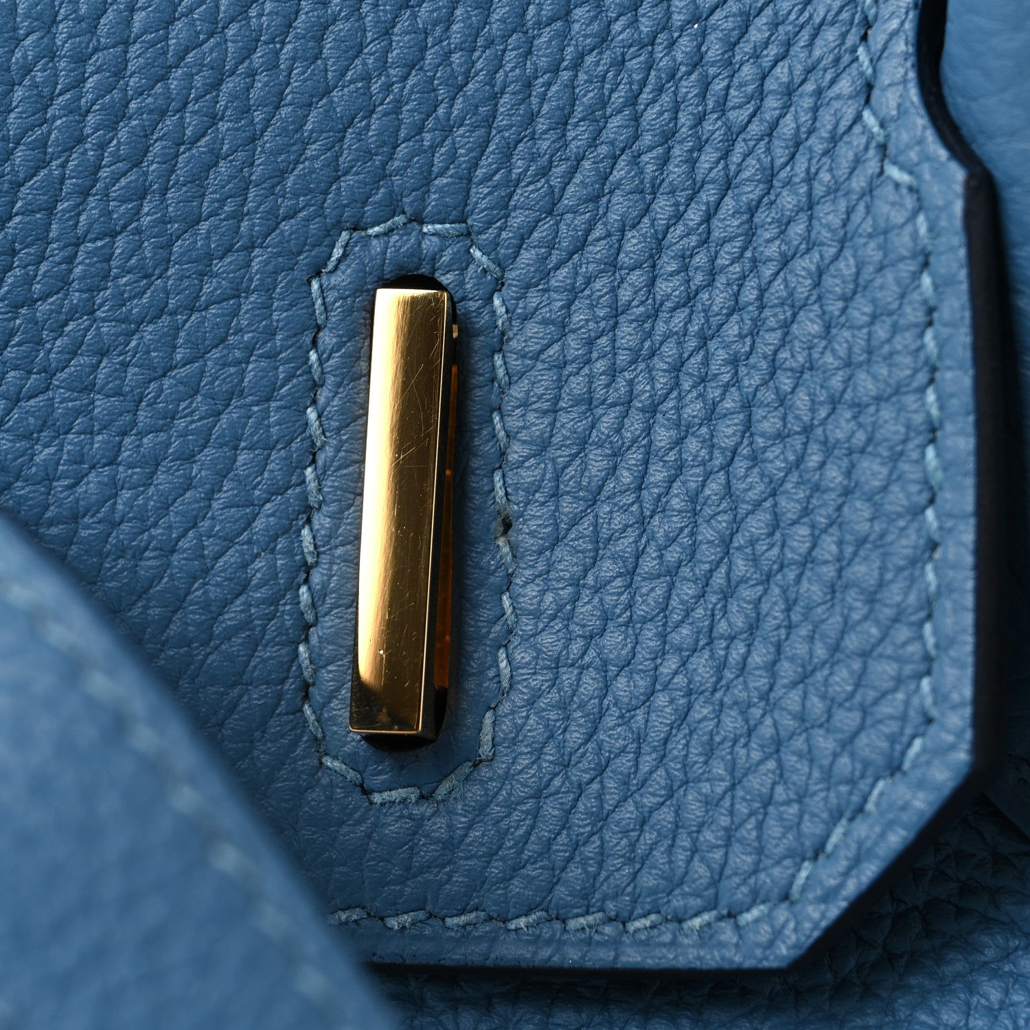 Hermes Togo Birkin 30 Bleu Azur 12 of 12