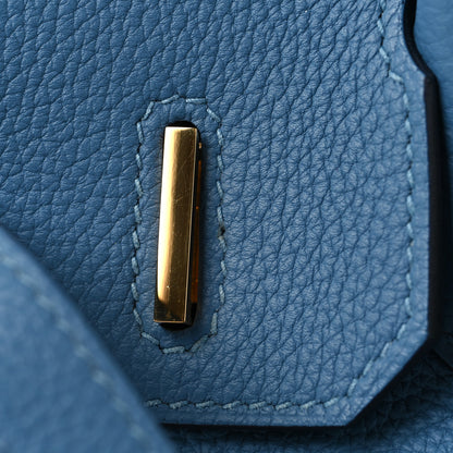 Hermes Togo Birkin 30 Bleu Azur 12 of 12