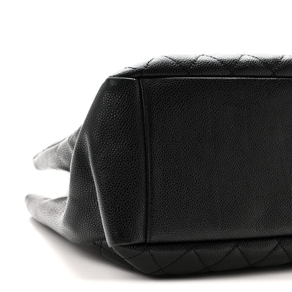 Chanel Caviar Quilted Grand Shopping Tote GST Black 9 of 10