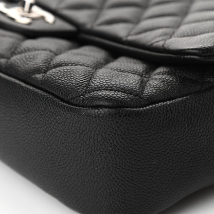 Chanel Caviar Quilted Jumbo Easy Flap Black 11 of 15
