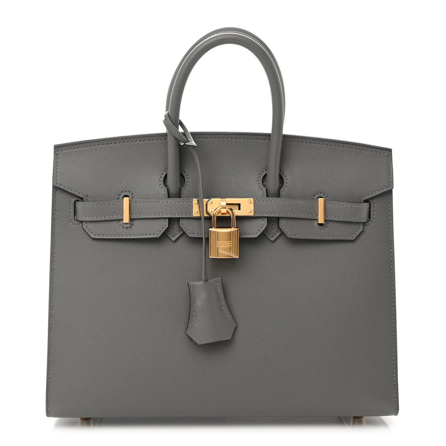 Epsom Birkin Sellier 25 Gris Meyer