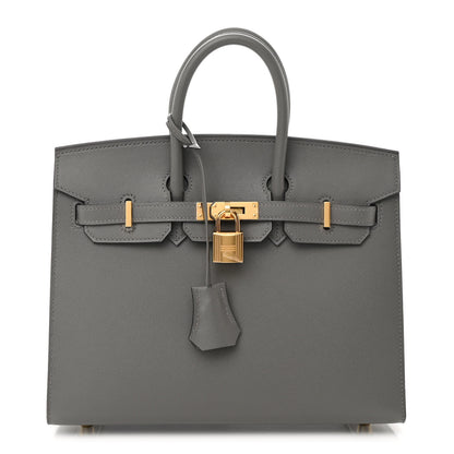 Hermes Epsom Birkin Sellier 25 Gris Meyer 1 of 13