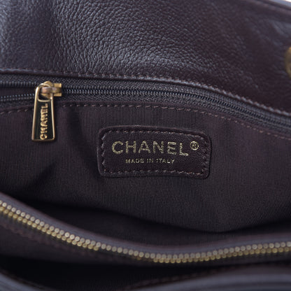 Chanel Calfskin Cerf Executive Shopper Tote Brown 6 of 14