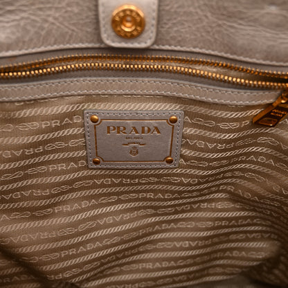 Prada Vitello Shine Shopping Satchel Nube 6 of 10