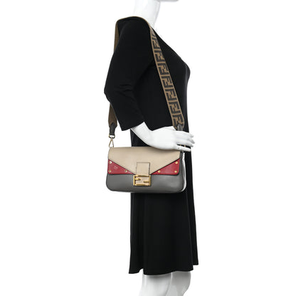Fendi Vitello Grace FF 1974 Baguette Argilla Nuvola Fragola 2 of 11