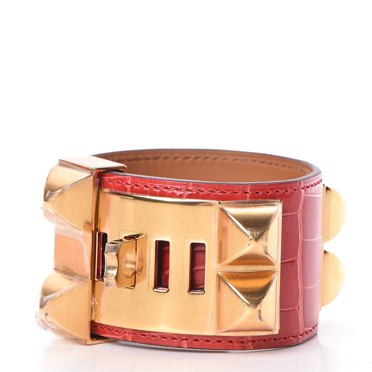 Shiny Alligator Collier De Chien CDC Bracelet T2 Rouge De Coeur