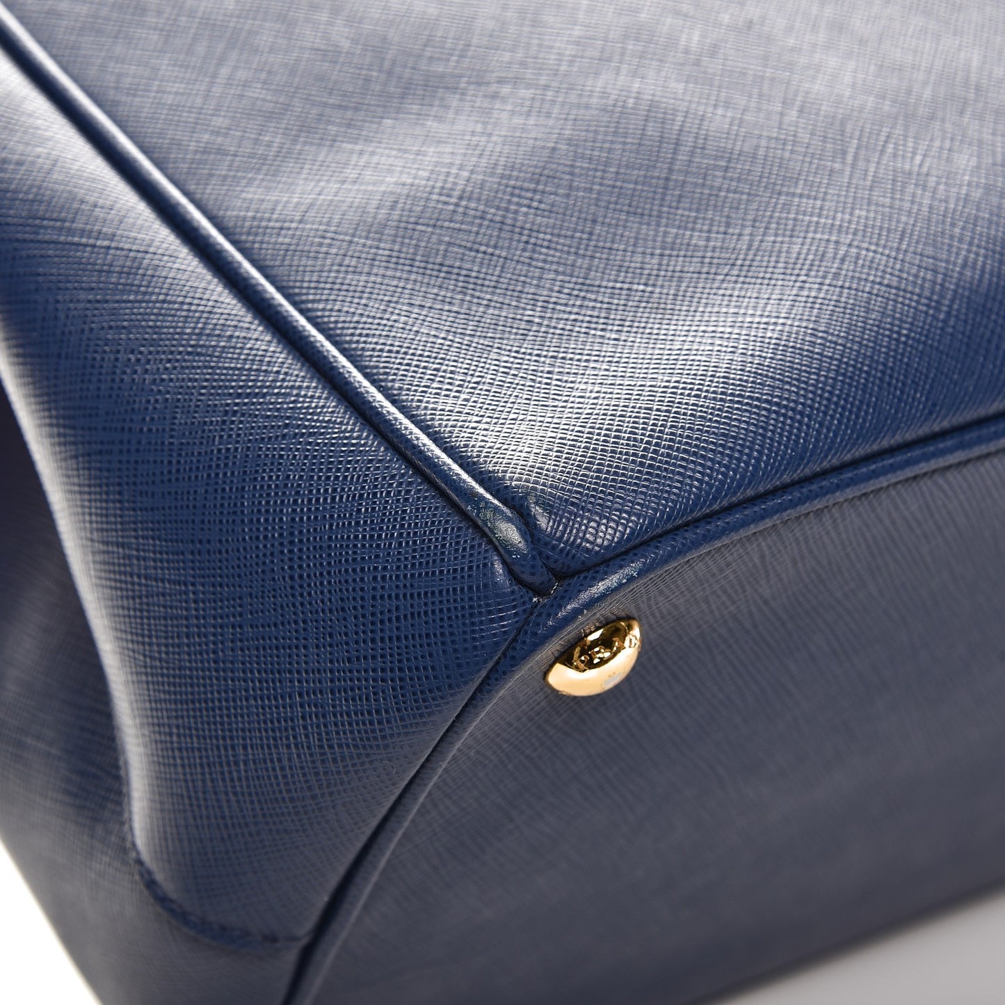 Saffiano Large Galleria Double Zip Tote Bluette