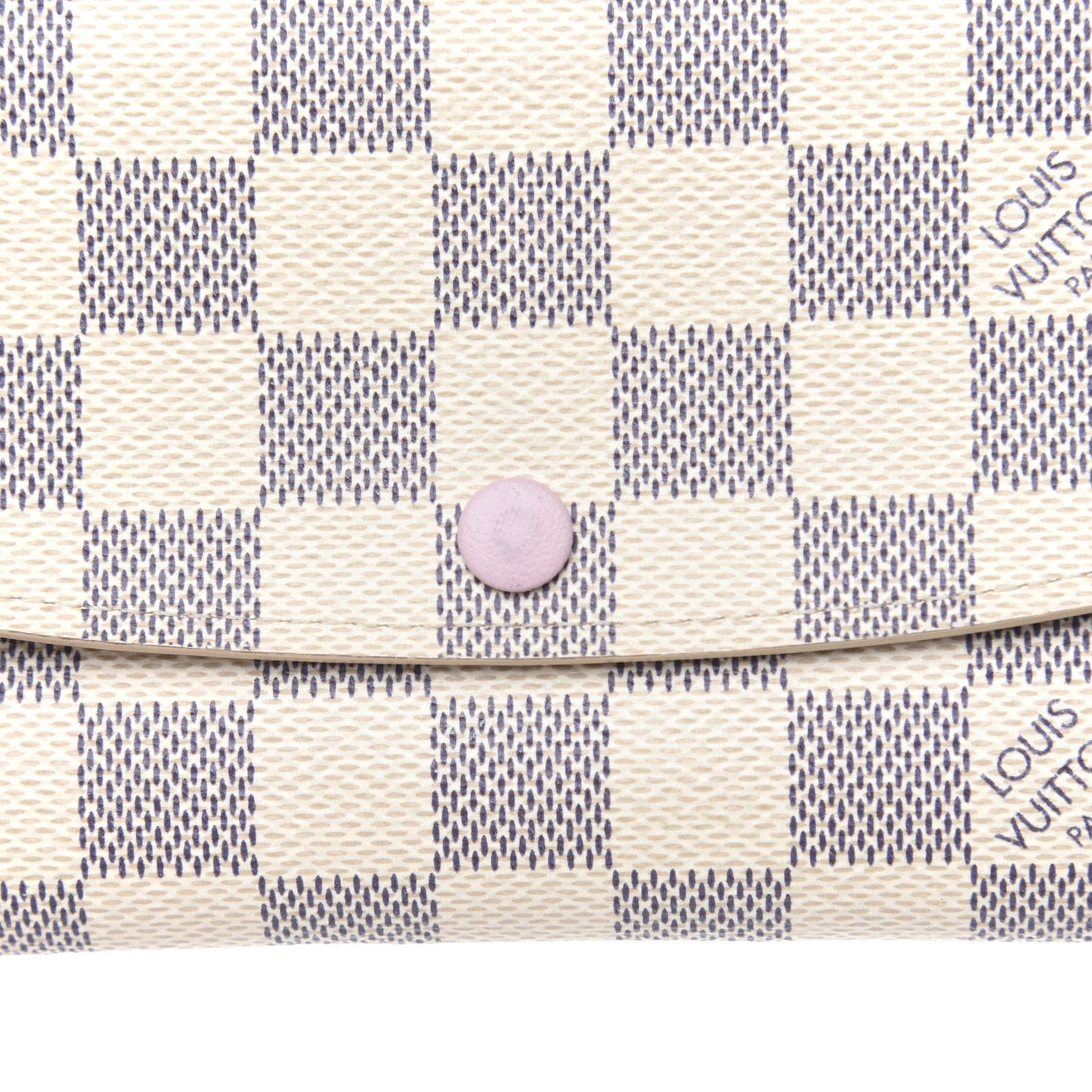Damier Azur Emilie Wallet Rose Ballerine
