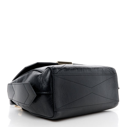 Givenchy Creased Patent Calfskin Small ID Flap Black 4 of 12