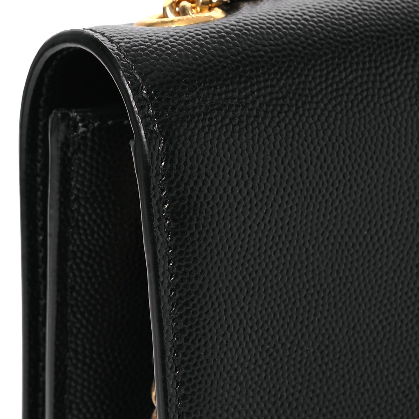 Grain De Poudre Medium Classic Monogram Kate Satchel Black