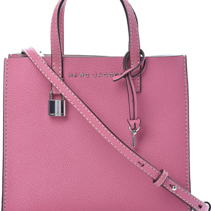 Marc Jacobs Grained Calfskin Mini Grind Tote Pink 9 of 11
