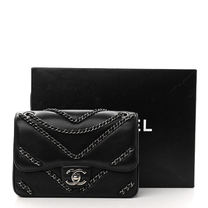 Chanel Lambskin Small CC Chain Flap Black 11 of 11
