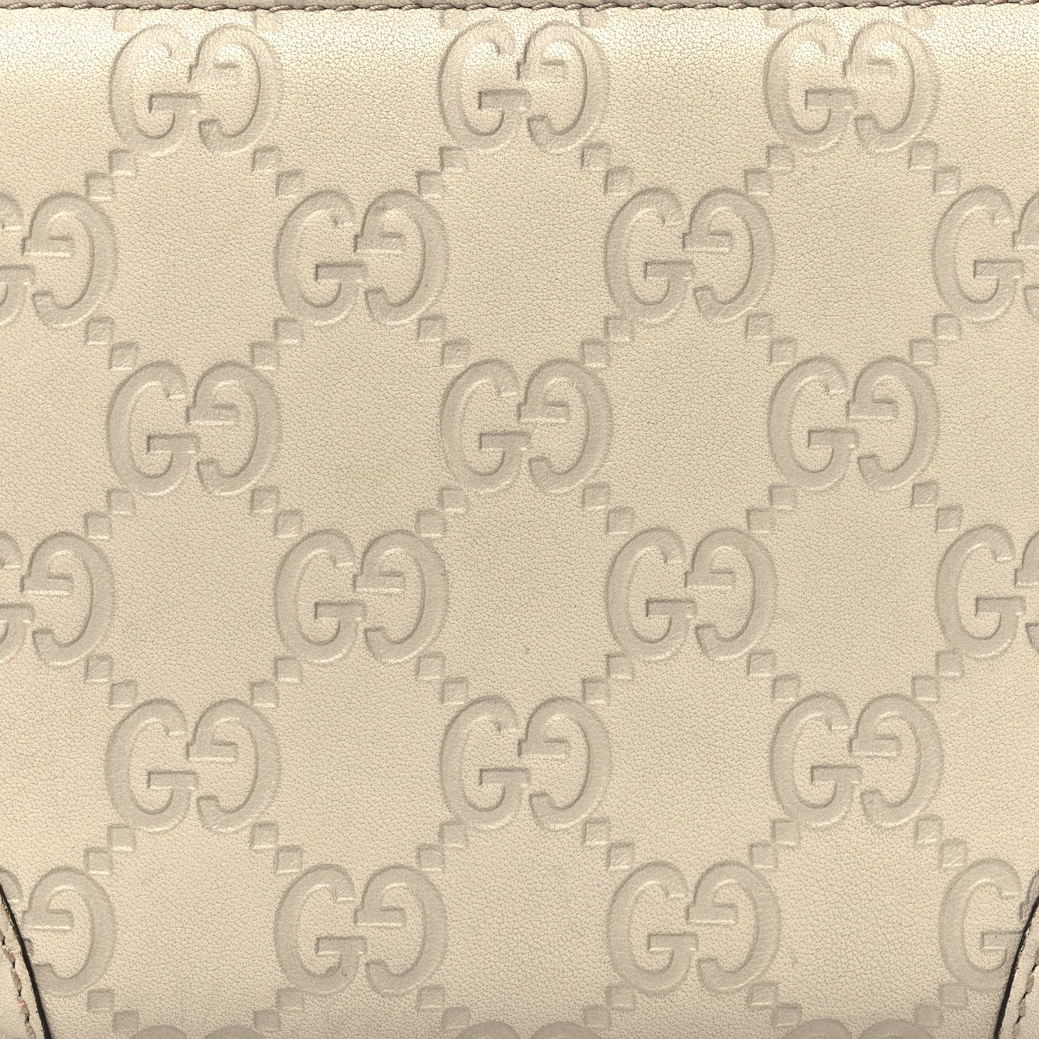 Gucci Guccissima Signature Microguccissima Bree Zip Around Wallet Off White 8 of 12