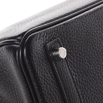Hermes Taurillon Clemence Birkin 30 Black 8 of 70