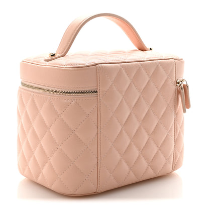 Chanel Caviar Quilted Large Vanity Pouch Light Pink 3 of 8