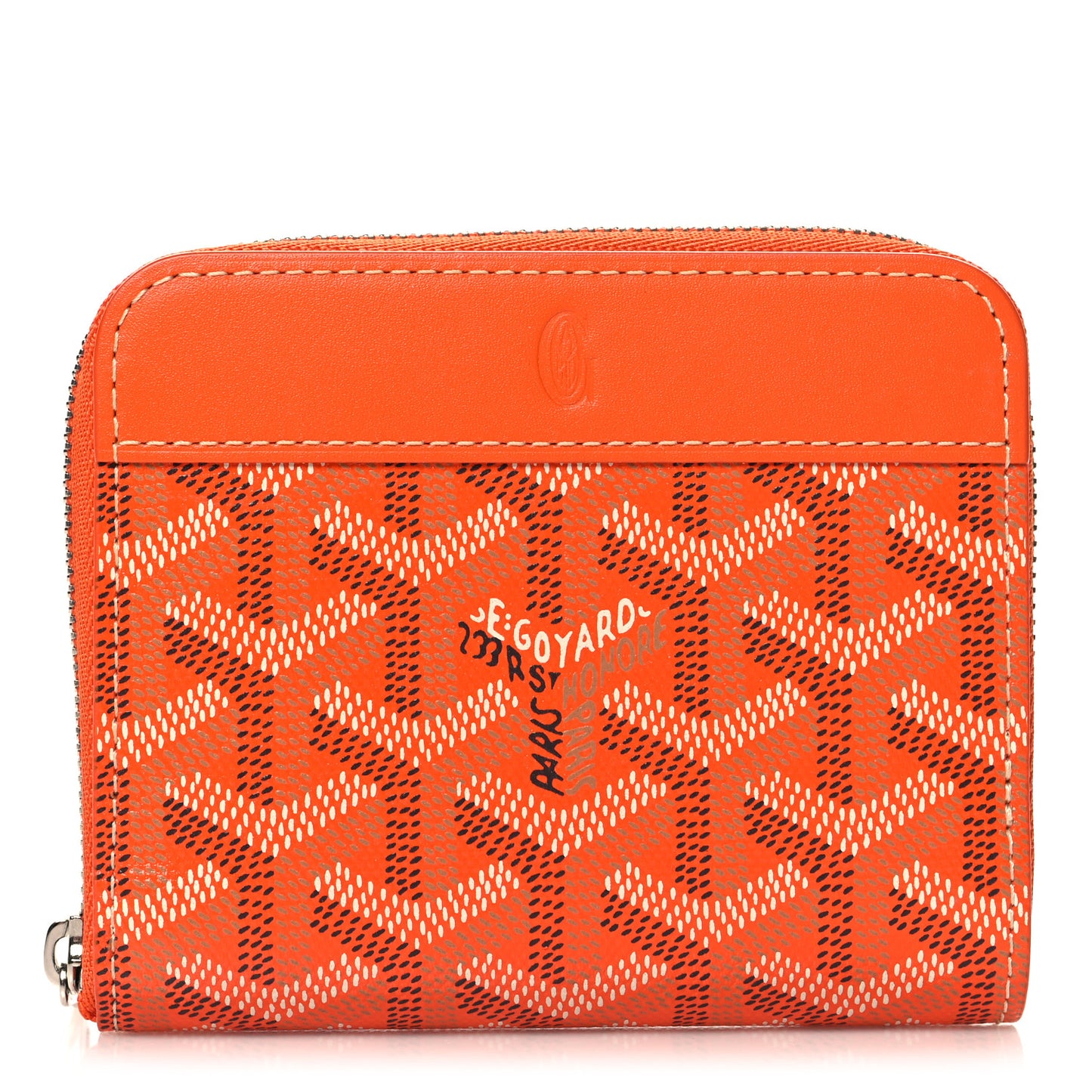 Goyardine Matignon PM Wallet Orange
