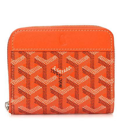 Goyard Goyardine Matignon PM Wallet Orange 1 of 7