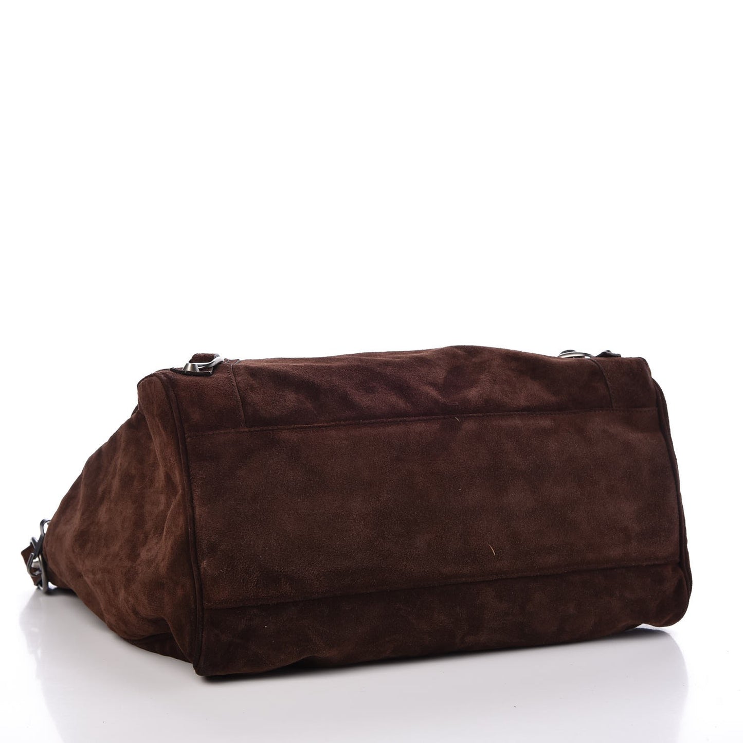 Baby Daim Suede Classic Silver Hardware Velo Brown