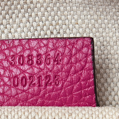 Gucci Cellarius Calfskin Small Soho Disco Bag Bright Bouganville 9 of 10