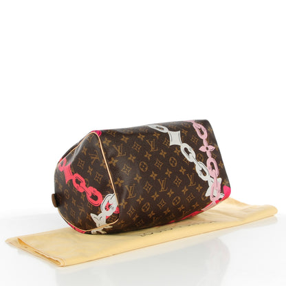 Louis Vuitton Monogram Bay Speedy 30 Rose Ballerine Poppy 4 of 7