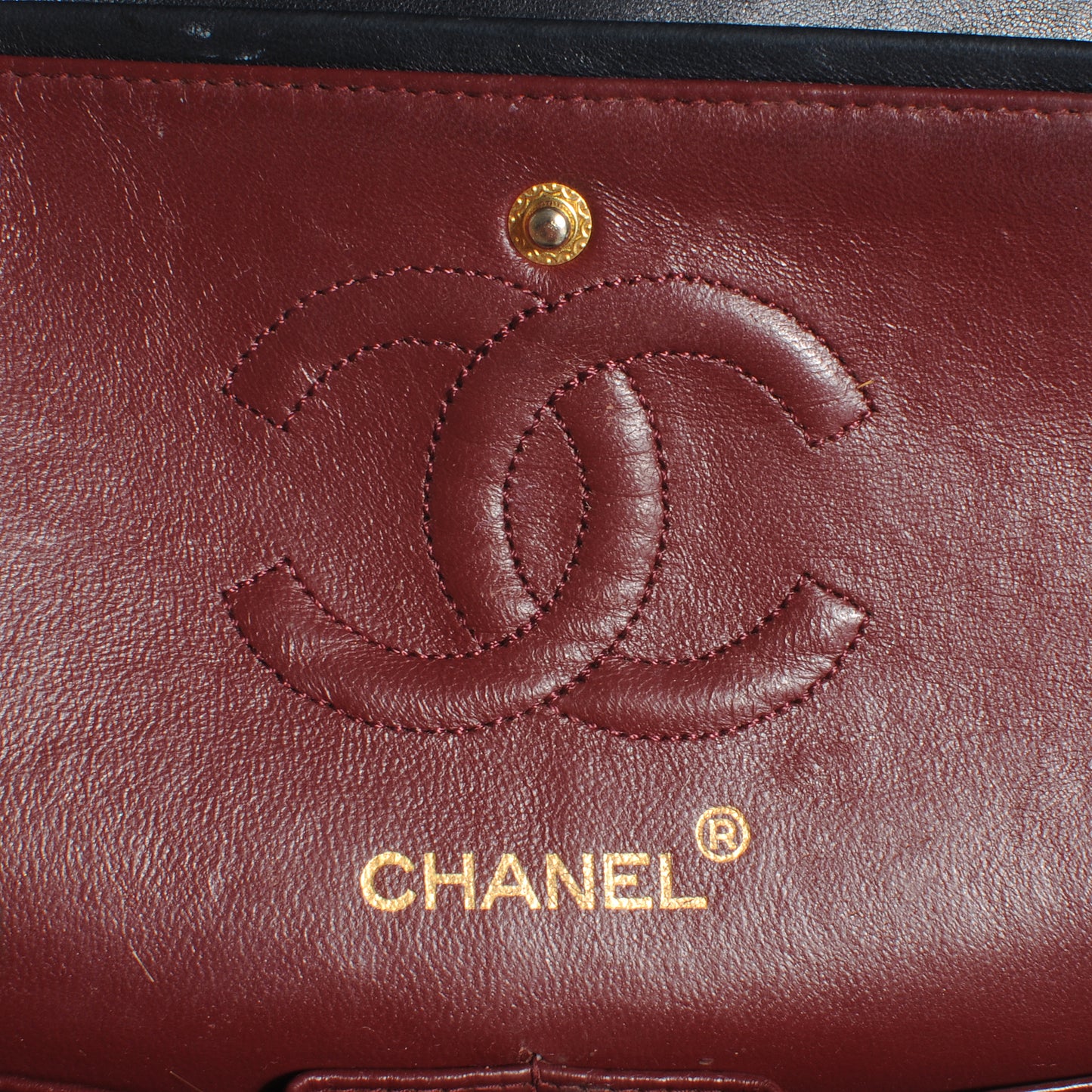 Lambskin Small Double Flap Navy