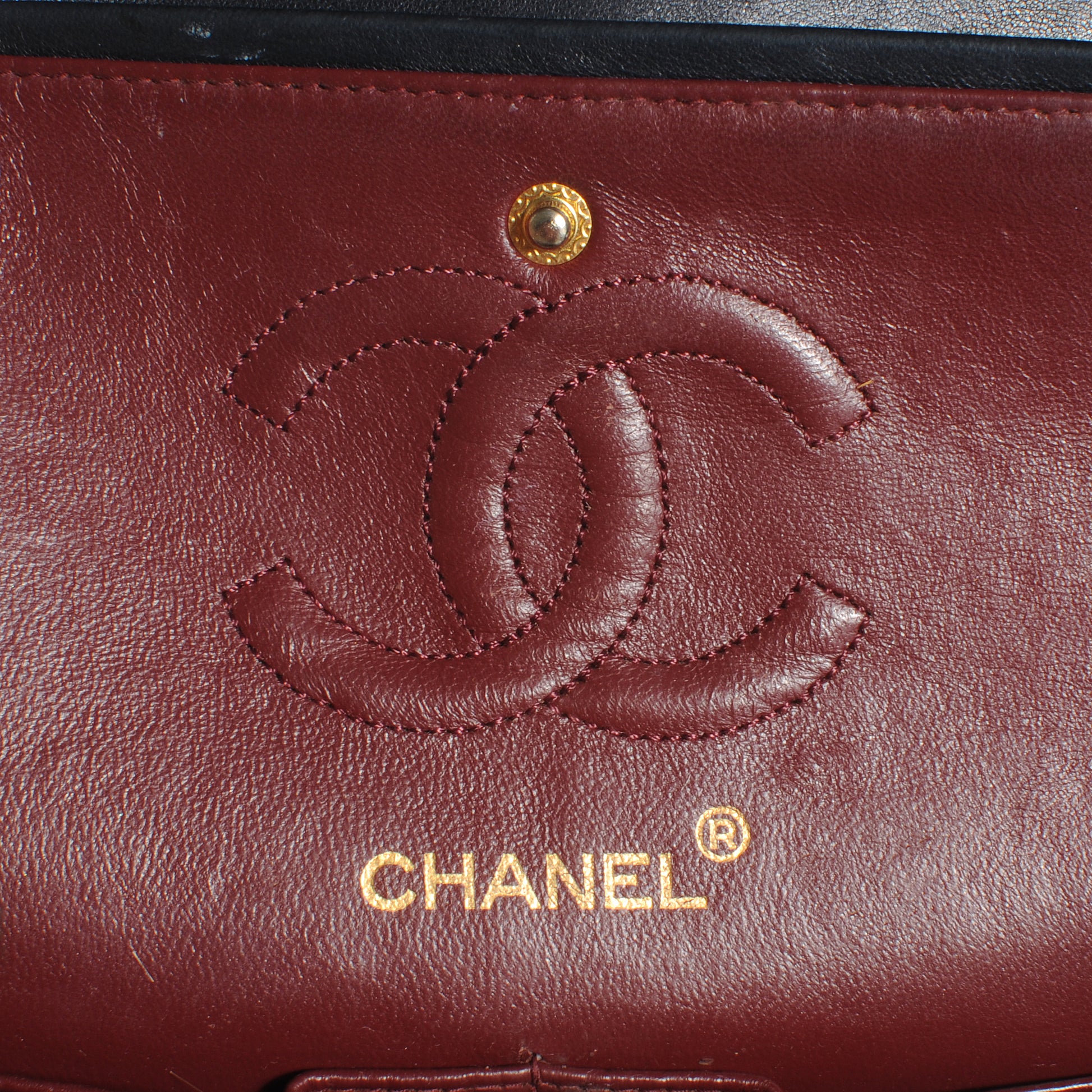 Chanel Lambskin Small Double Flap Navy 6 of 9