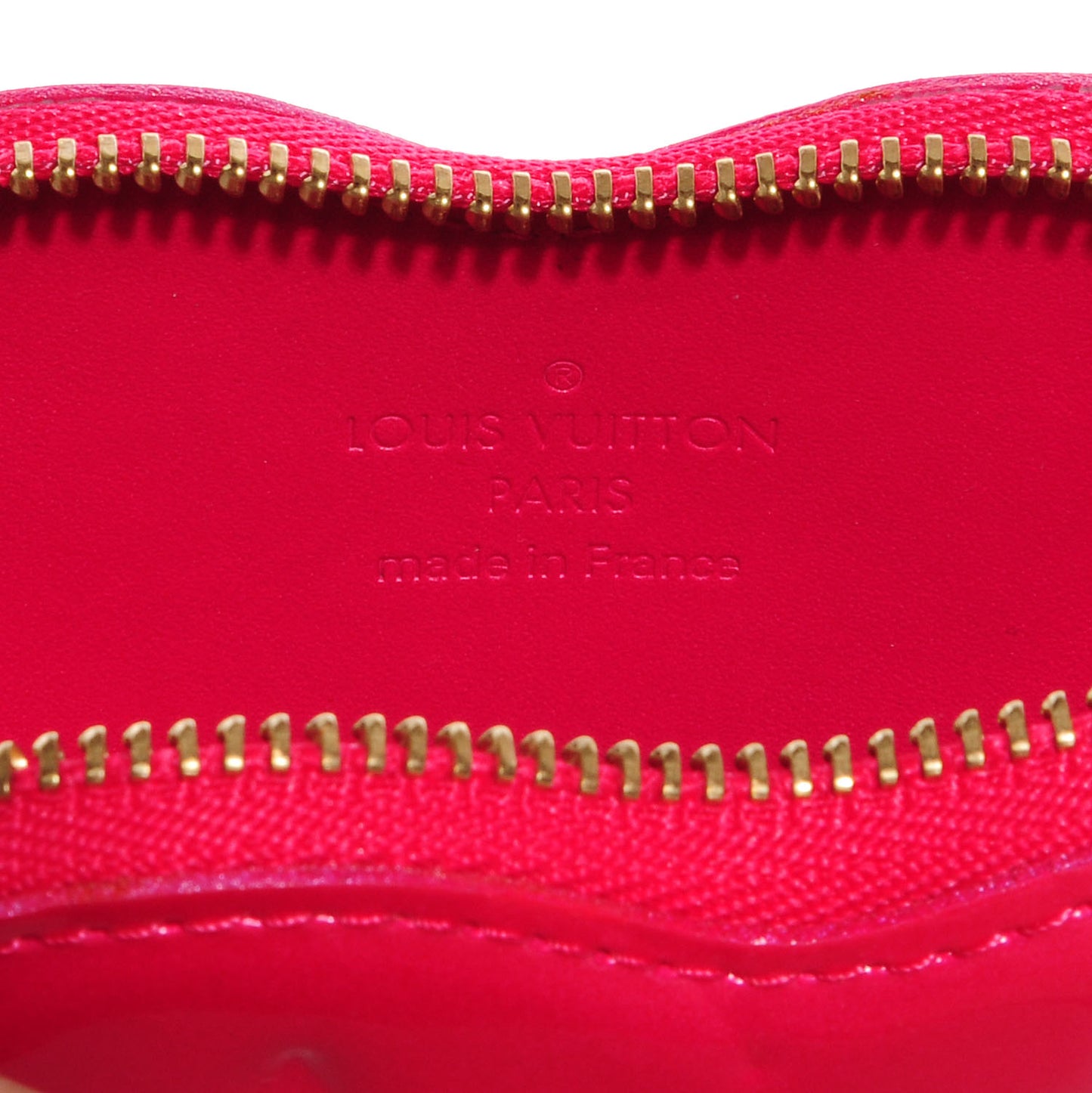 Vernis Heart Coin Purse Rose Pop