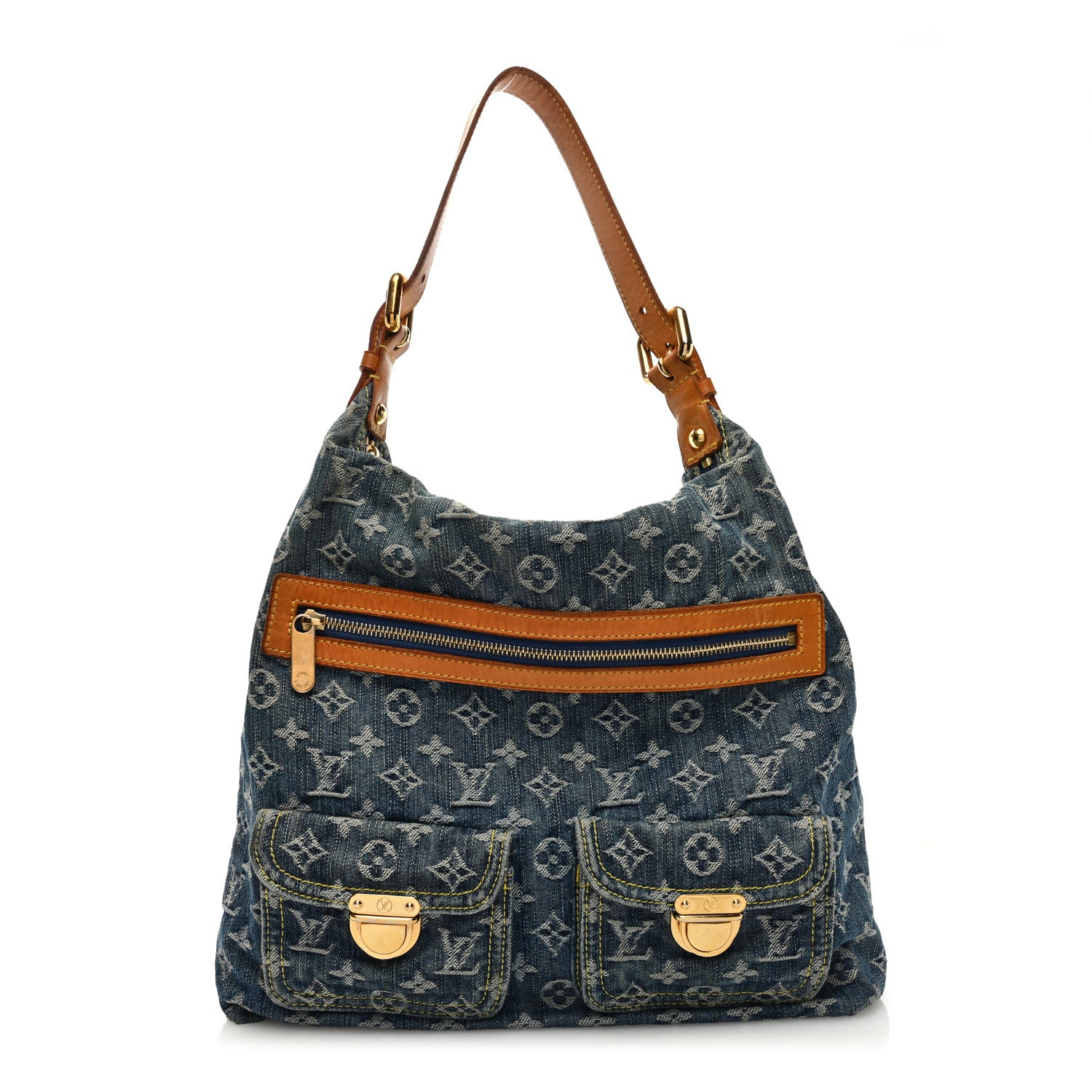 Louis Vuitton Denim Baggy GM Blue 1 of 10